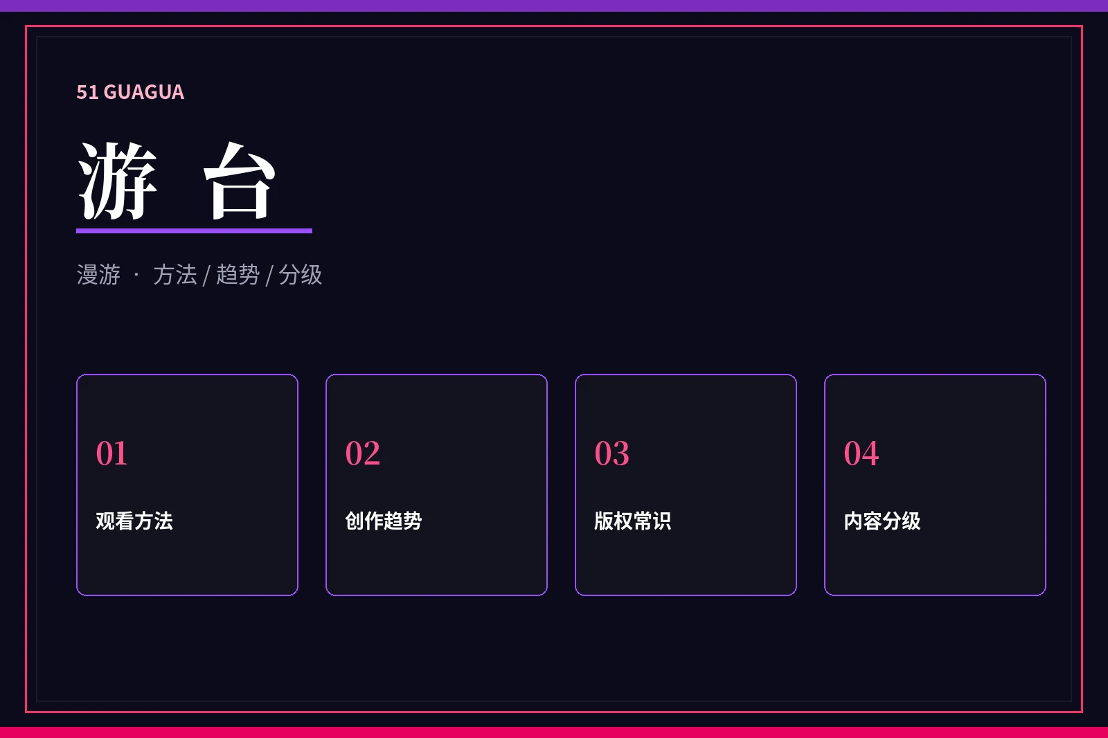 游台观看指南
